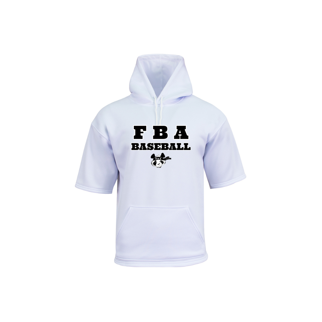 FBA Baseball Fleece Short Sleeve Hoodie