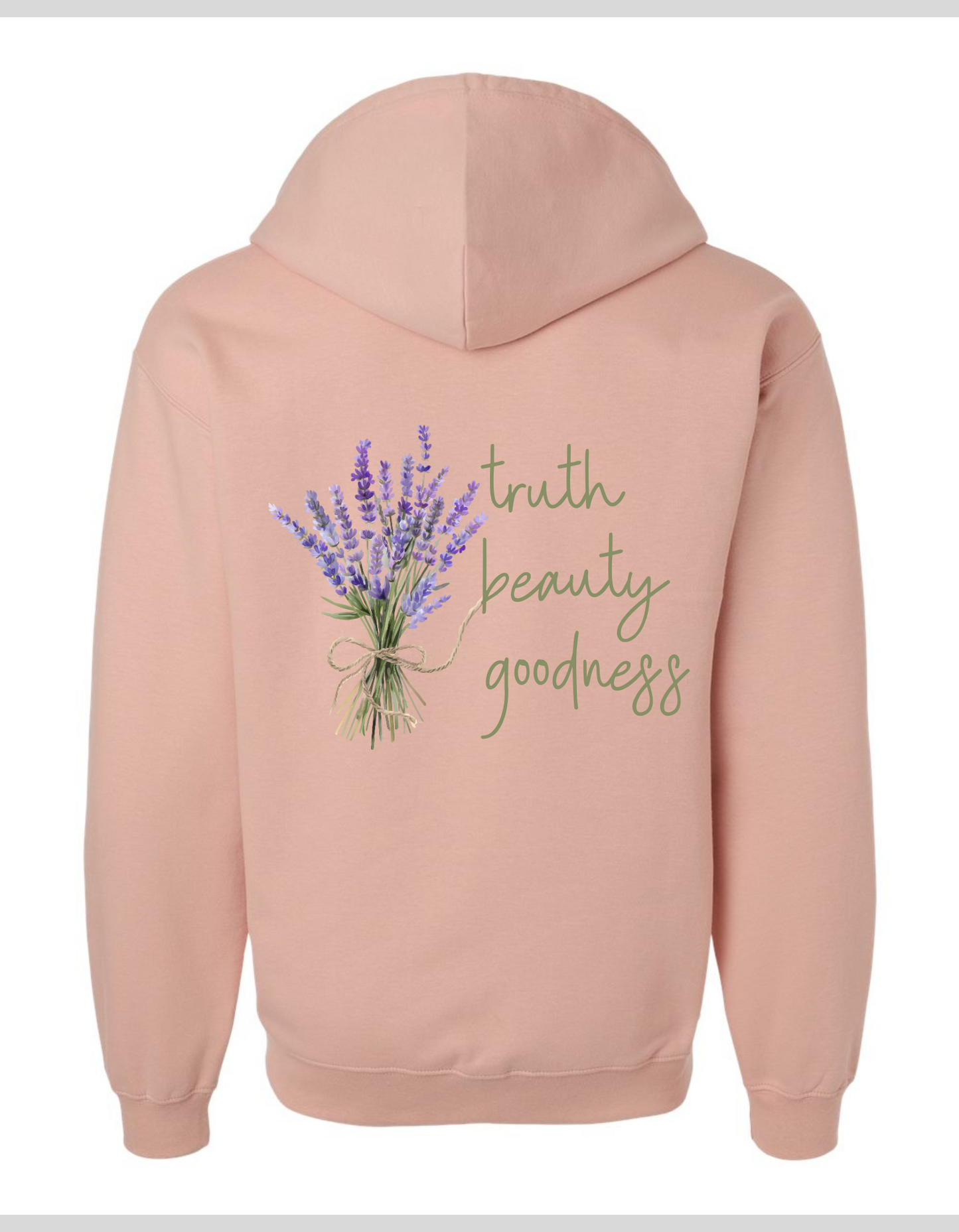 Truth Beauty Goodness Full Zip Hoodie