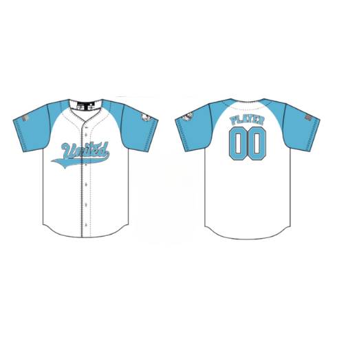 Button Down White Jerseys - 850 United