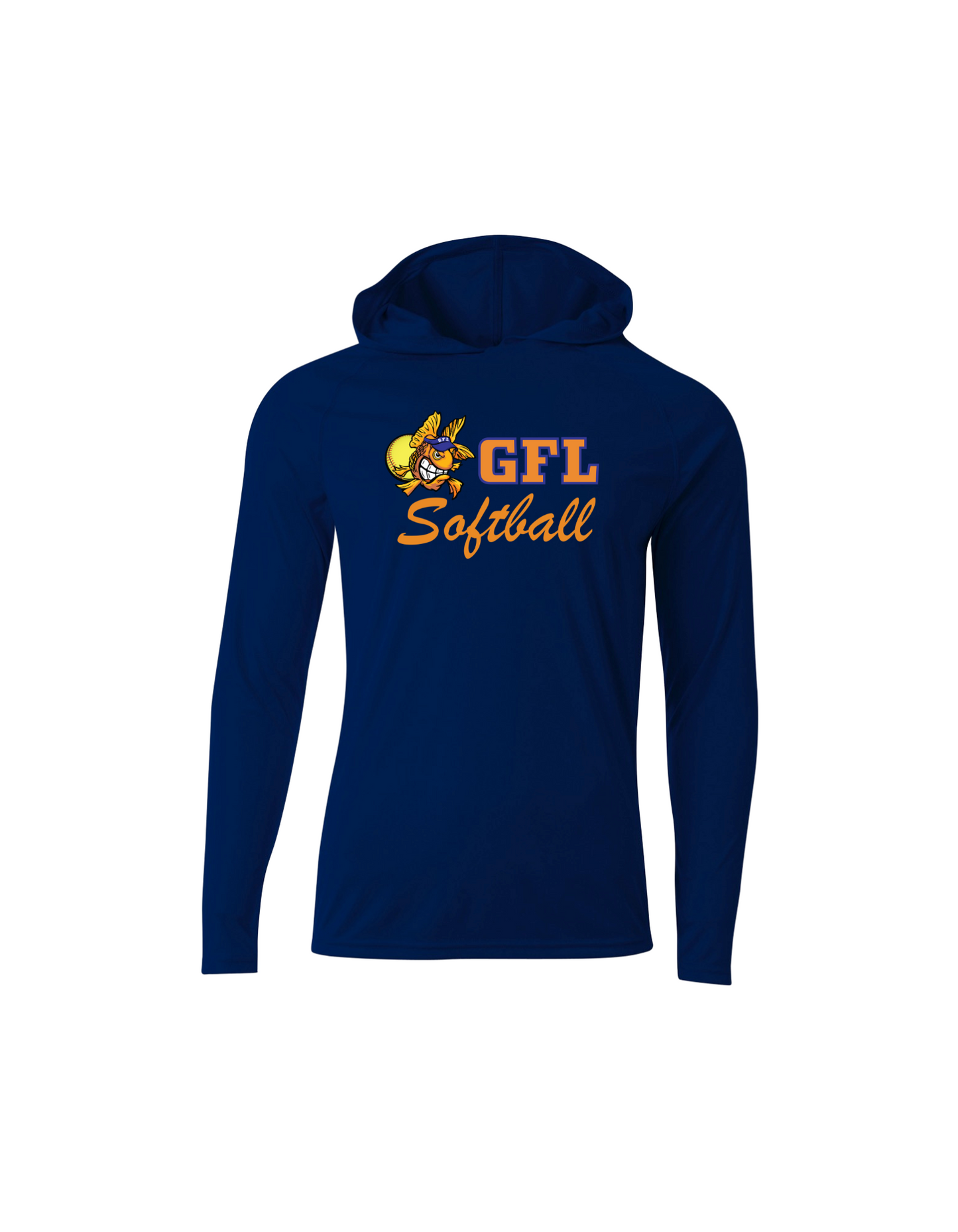 GFL Softball Drifit Long Sleeve Hoodie