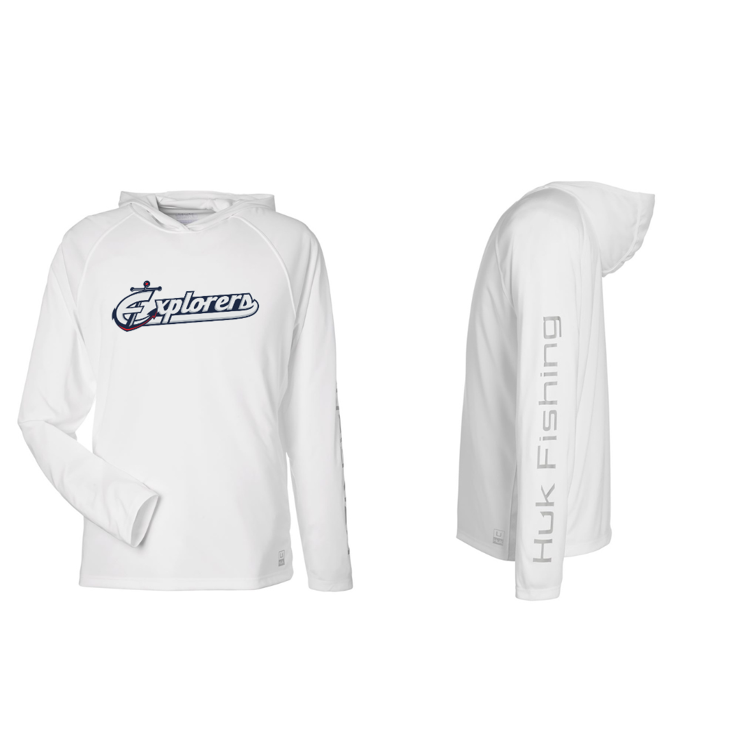 HUK Long Sleeve Hooded Shirt - CB Explorers