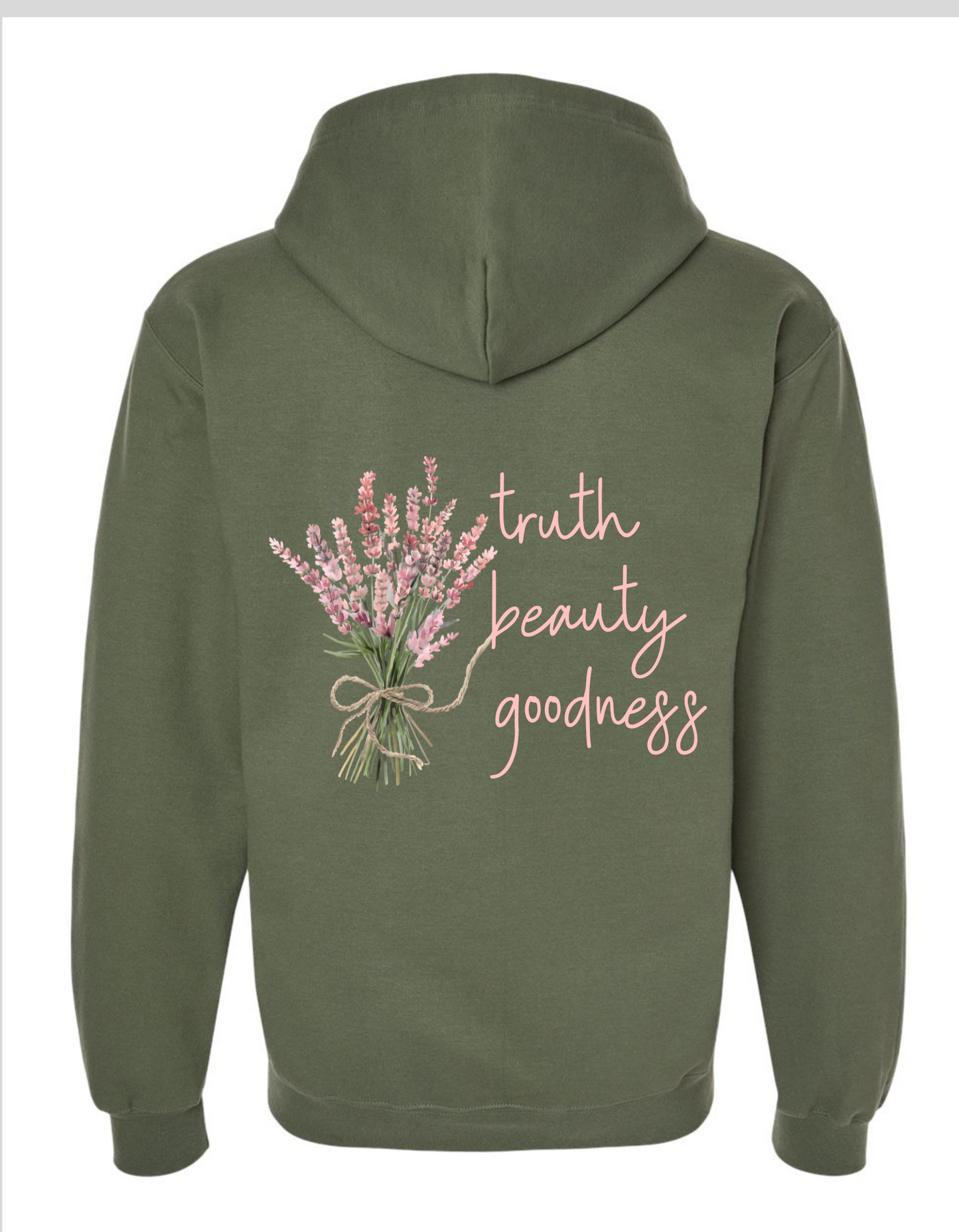 Truth Beauty Goodness Full Zip Hoodie