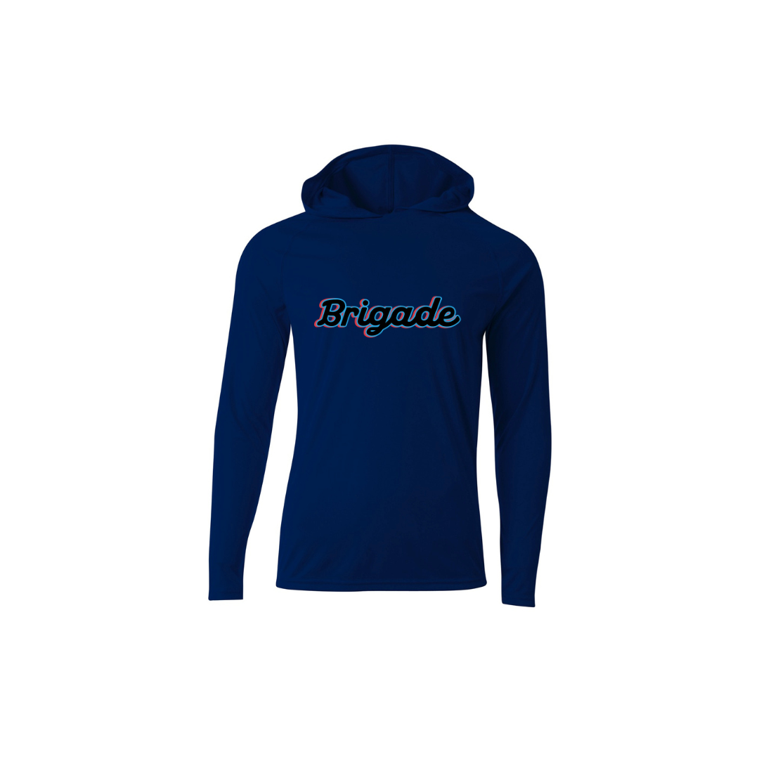 Youth Long Sleeve DriFit Hoodie T-Shirt - Bay Brigade