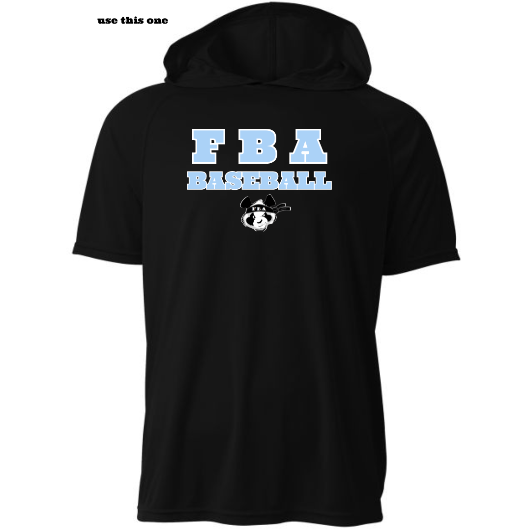 FBA Baseball Dri fit Short Sleeve Hoodie
