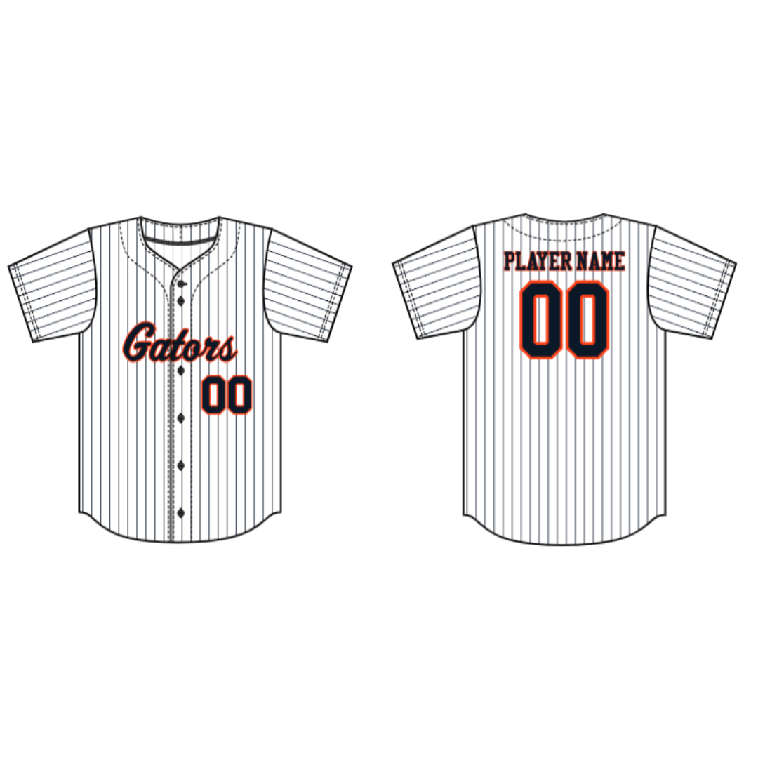 CB Gators Pinstripe Parent Jerseys