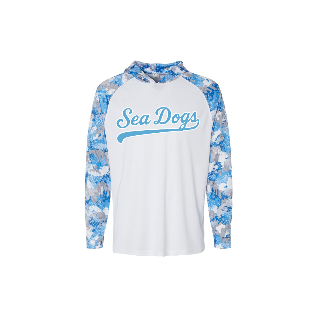 Long Sleeve Hooded Dri Fit Shirt - PV Sea Dogs