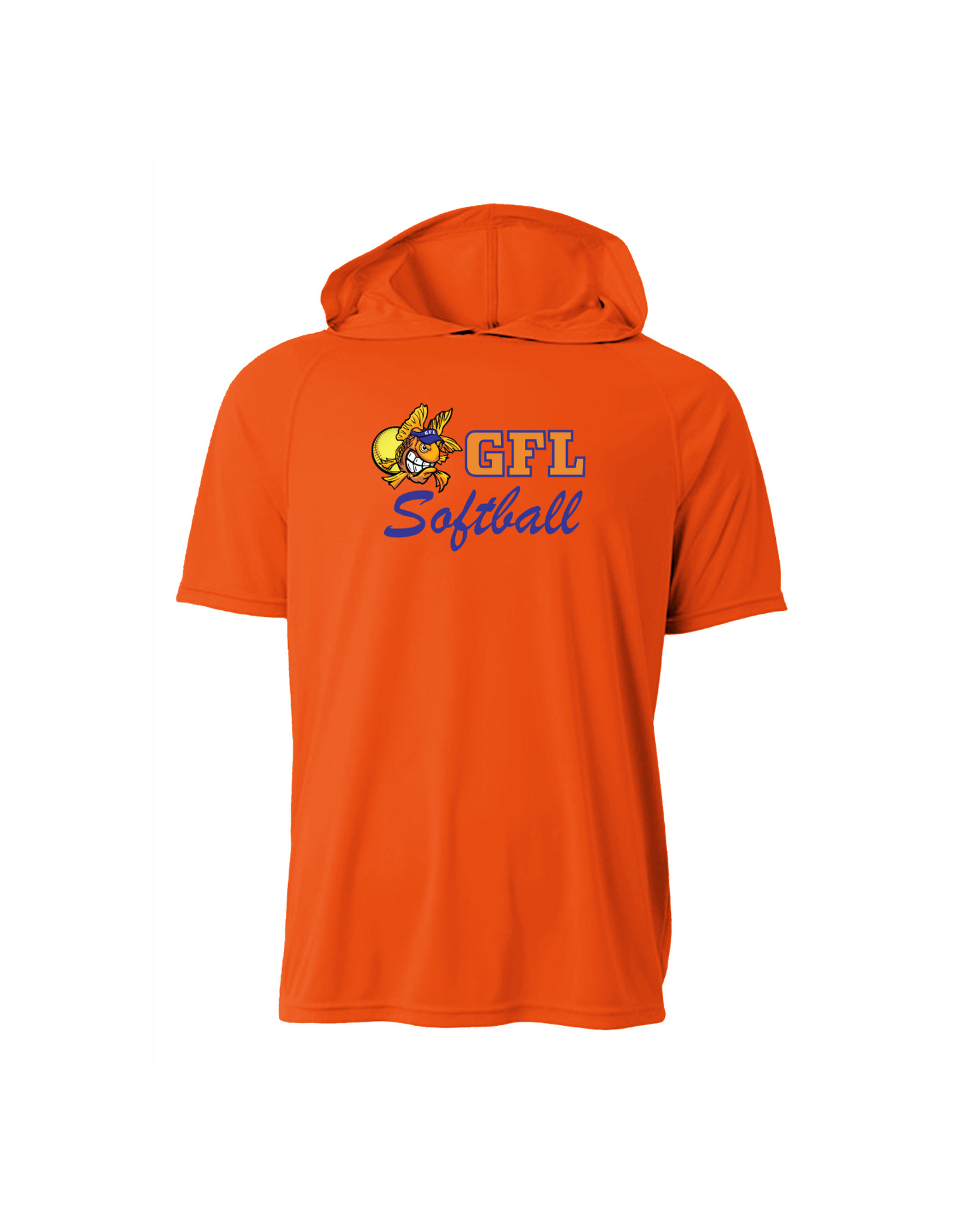 GFL Softball Drifit Short Sleeve Hoodie