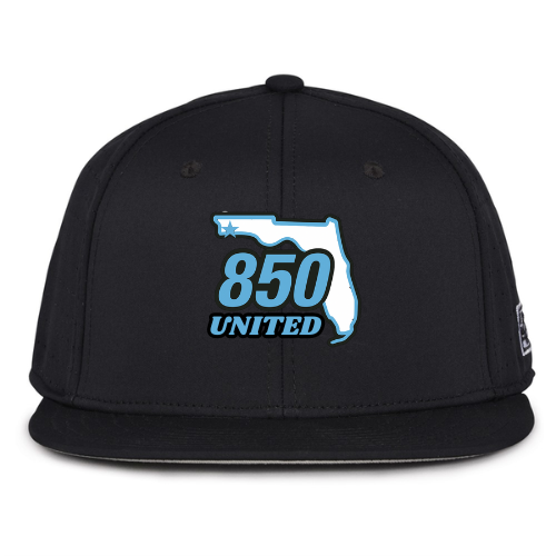 Black GB999 Fitted Game Hats - 850 United