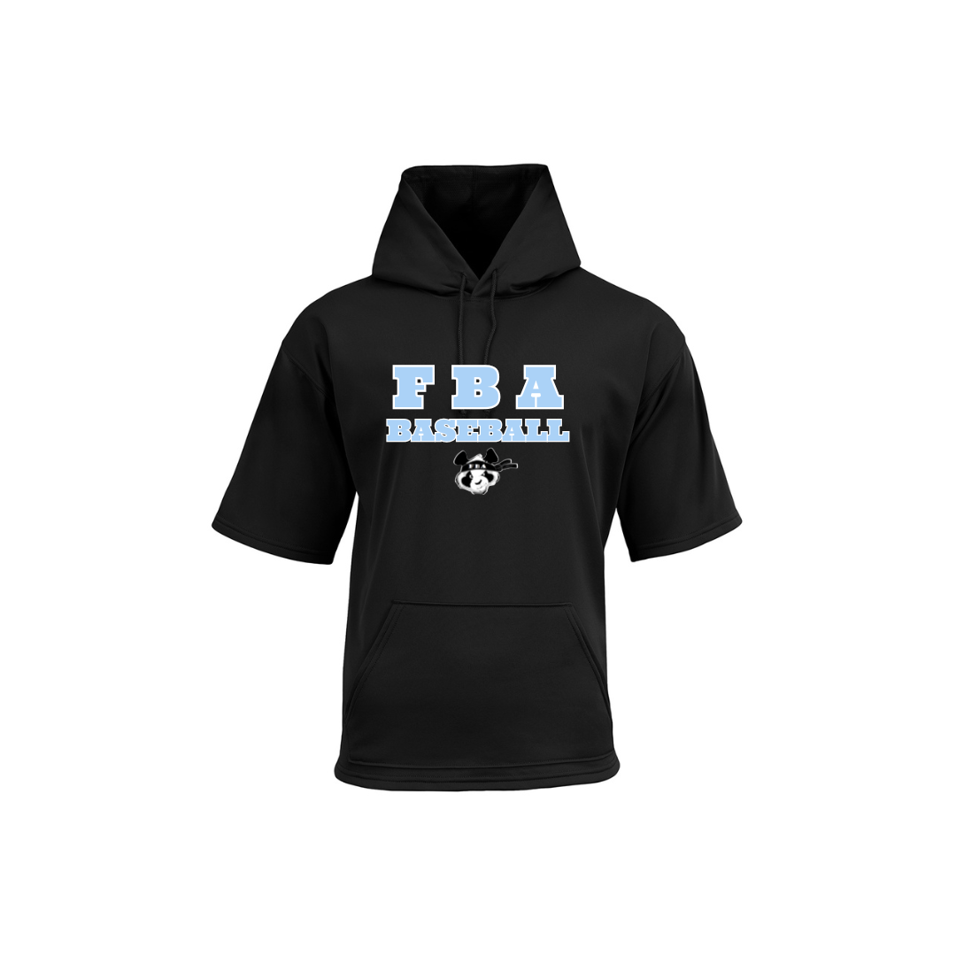 FBA Baseball Fleece Short Sleeve Hoodie