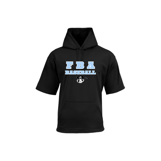 FBA Baseball Fleece Short Sleeve Hoodie