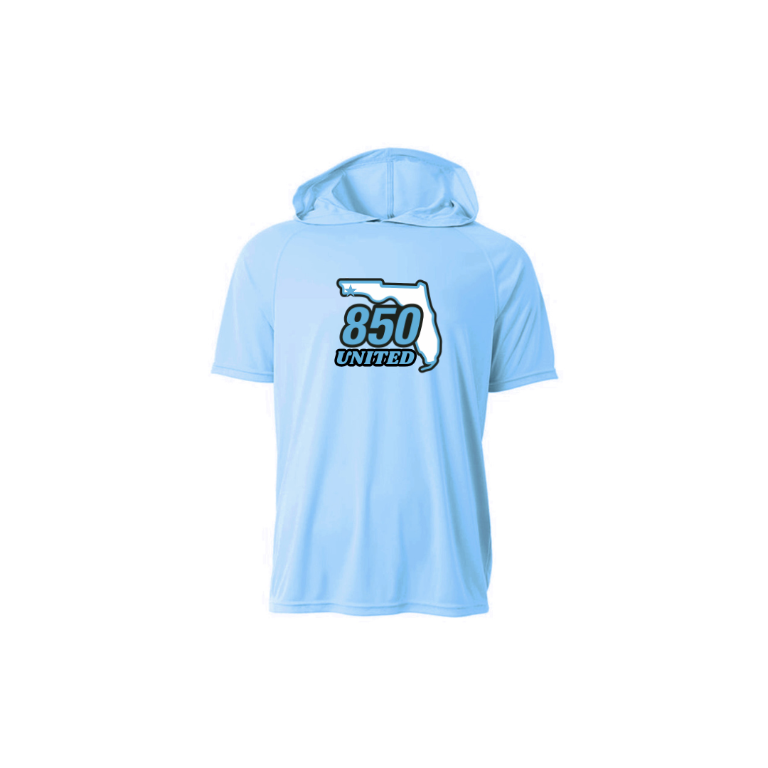 Short Sleeve Hooded Dri Fit Shirt - 850 United