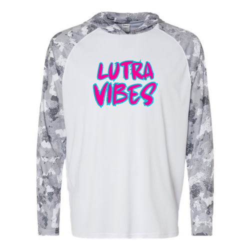 Lutra Vibes Performance Long Sleeve Hooded Shirt