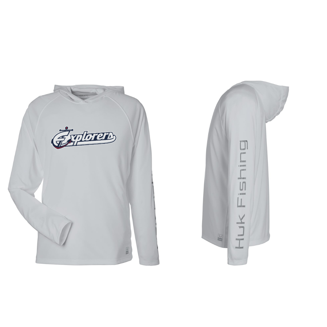 HUK Long Sleeve Hooded Shirt - CB Explorers