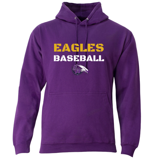 Fleece Hoodie - Eagles Baseball