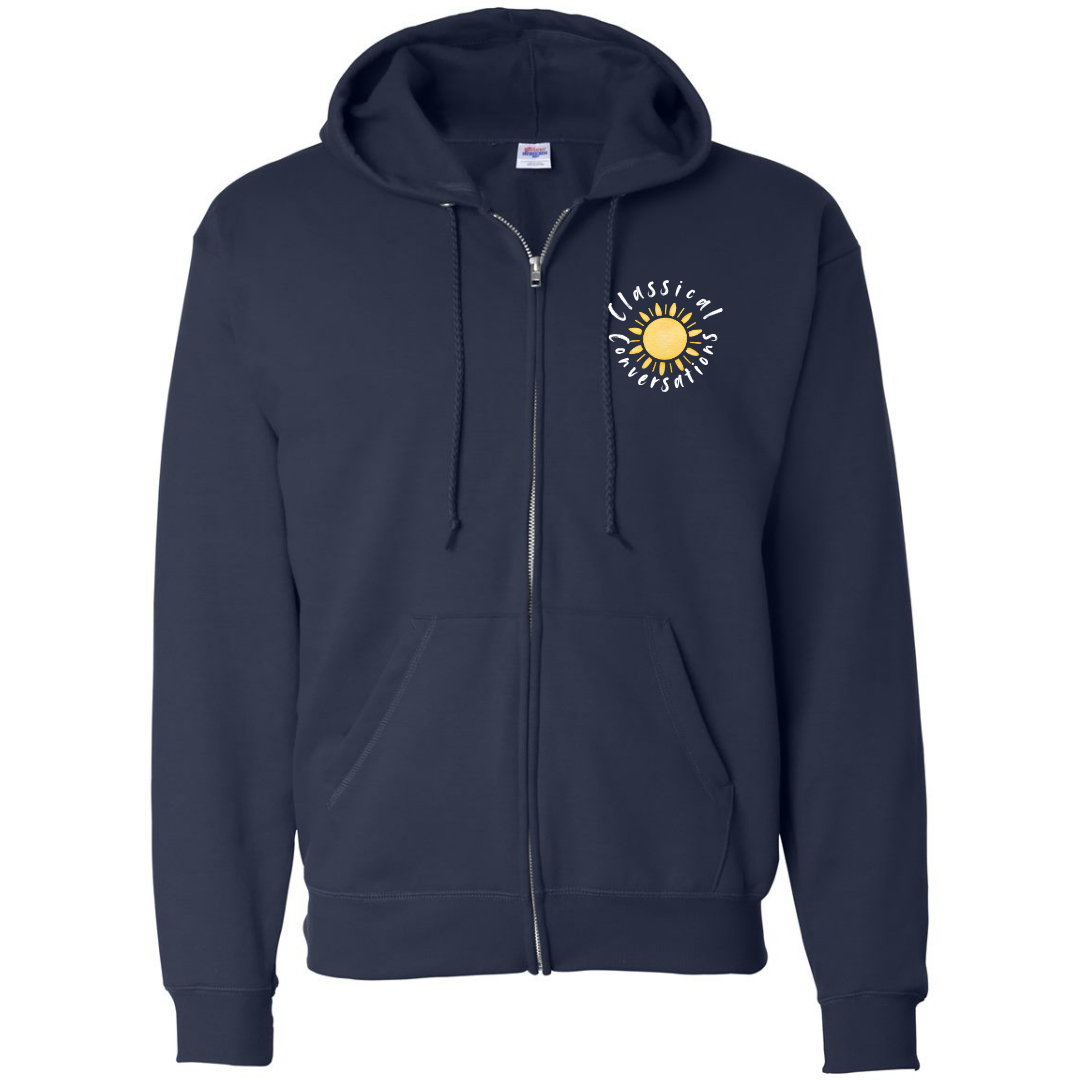 Know God Zip Up Hooded Sweatshirt Unisex