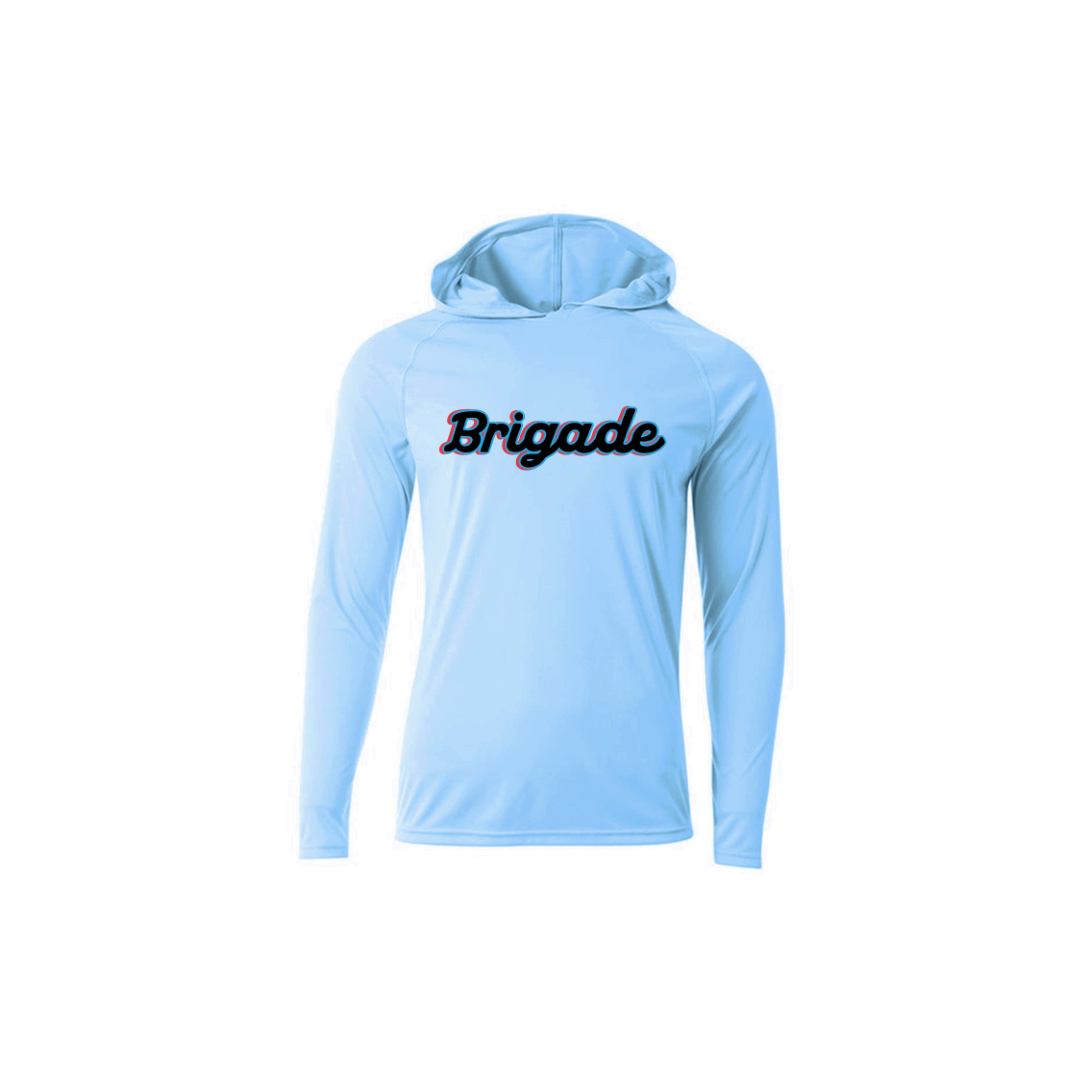 Adult Long Sleeve DriFit Hoodie T-Shirt - Bay Brigade