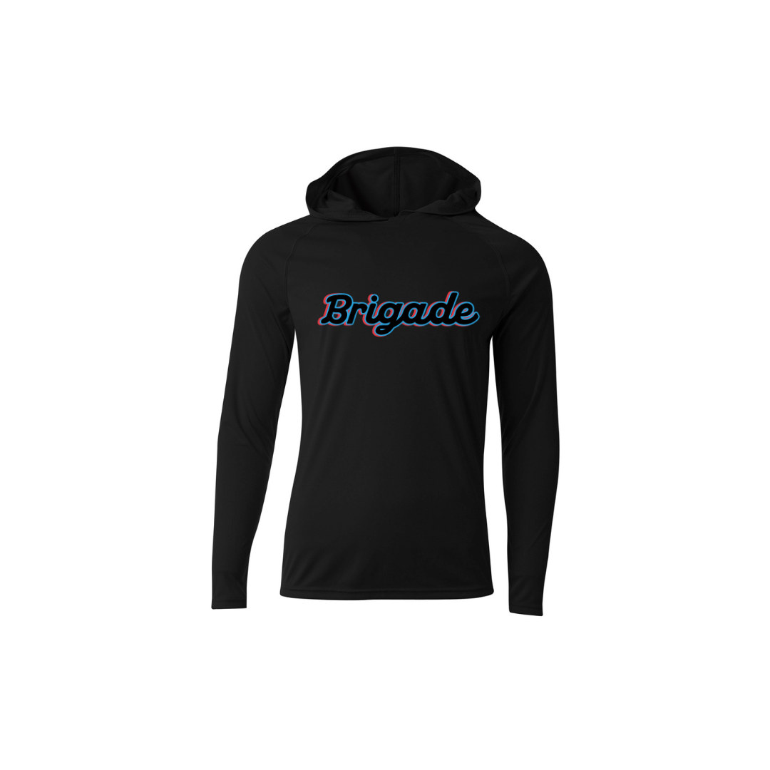 Adult Long Sleeve DriFit Hoodie T-Shirt - Bay Brigade