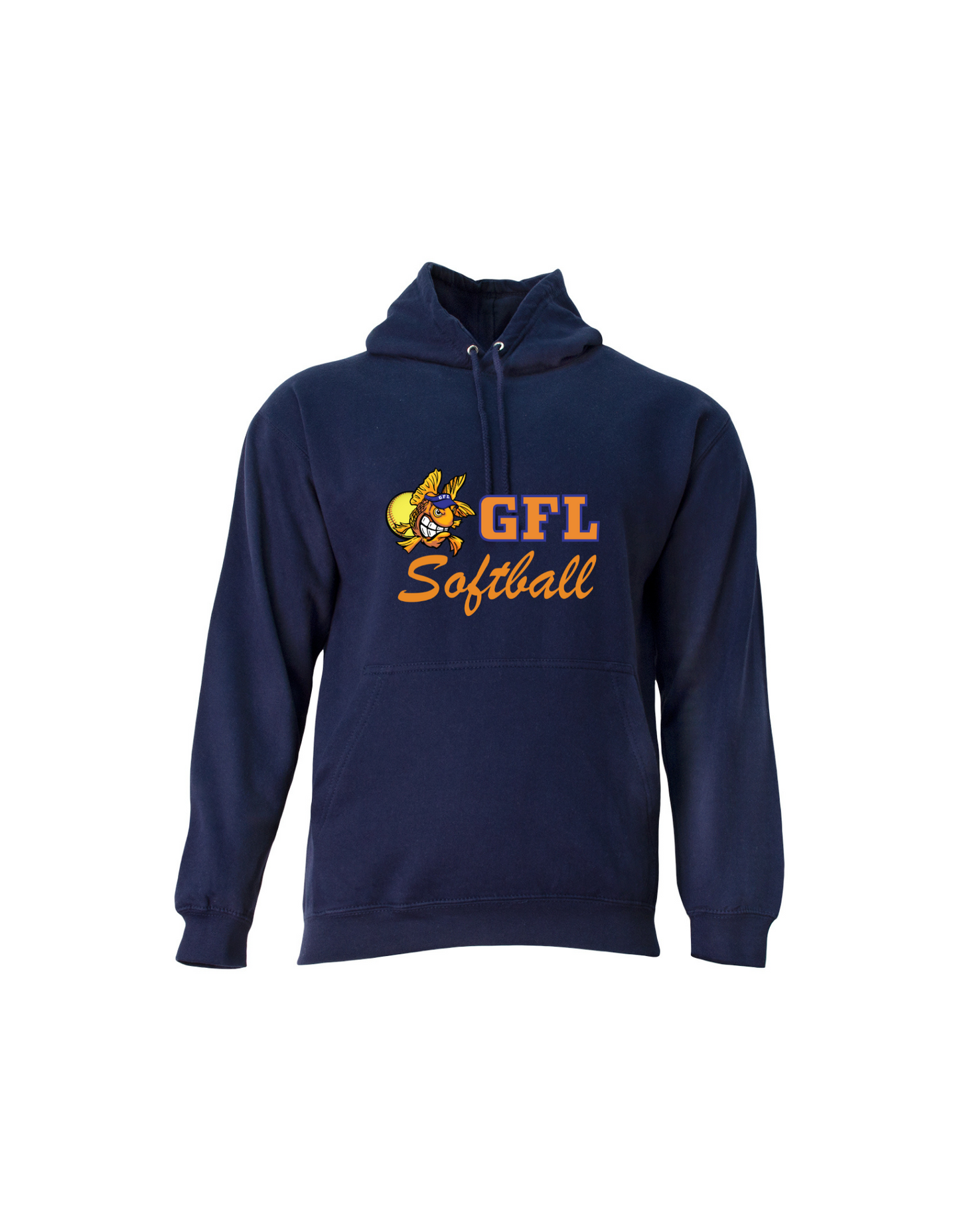 GFL Softball Long Sleeve Fleece Hoodie