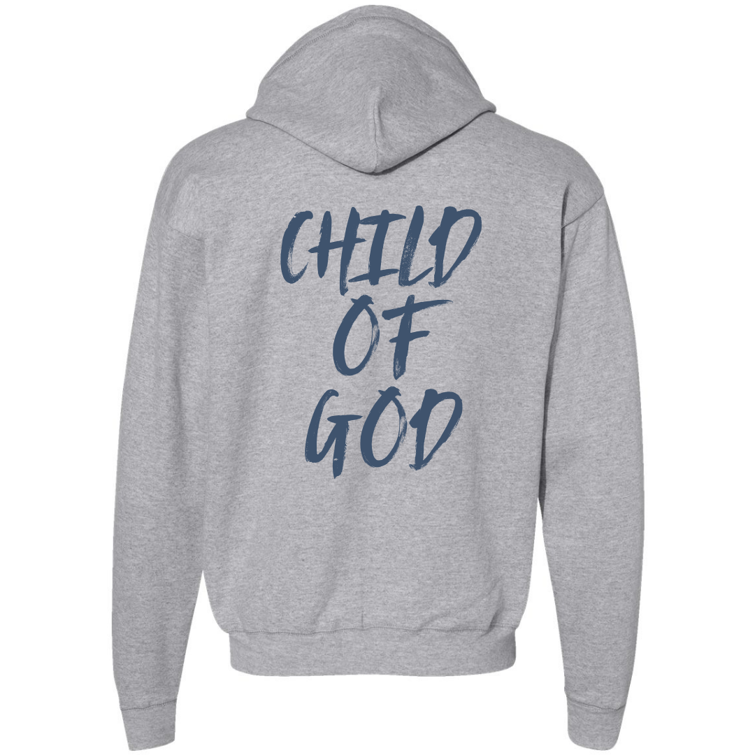 Child of God Zip Up Hooded Sweatshirt Unisex