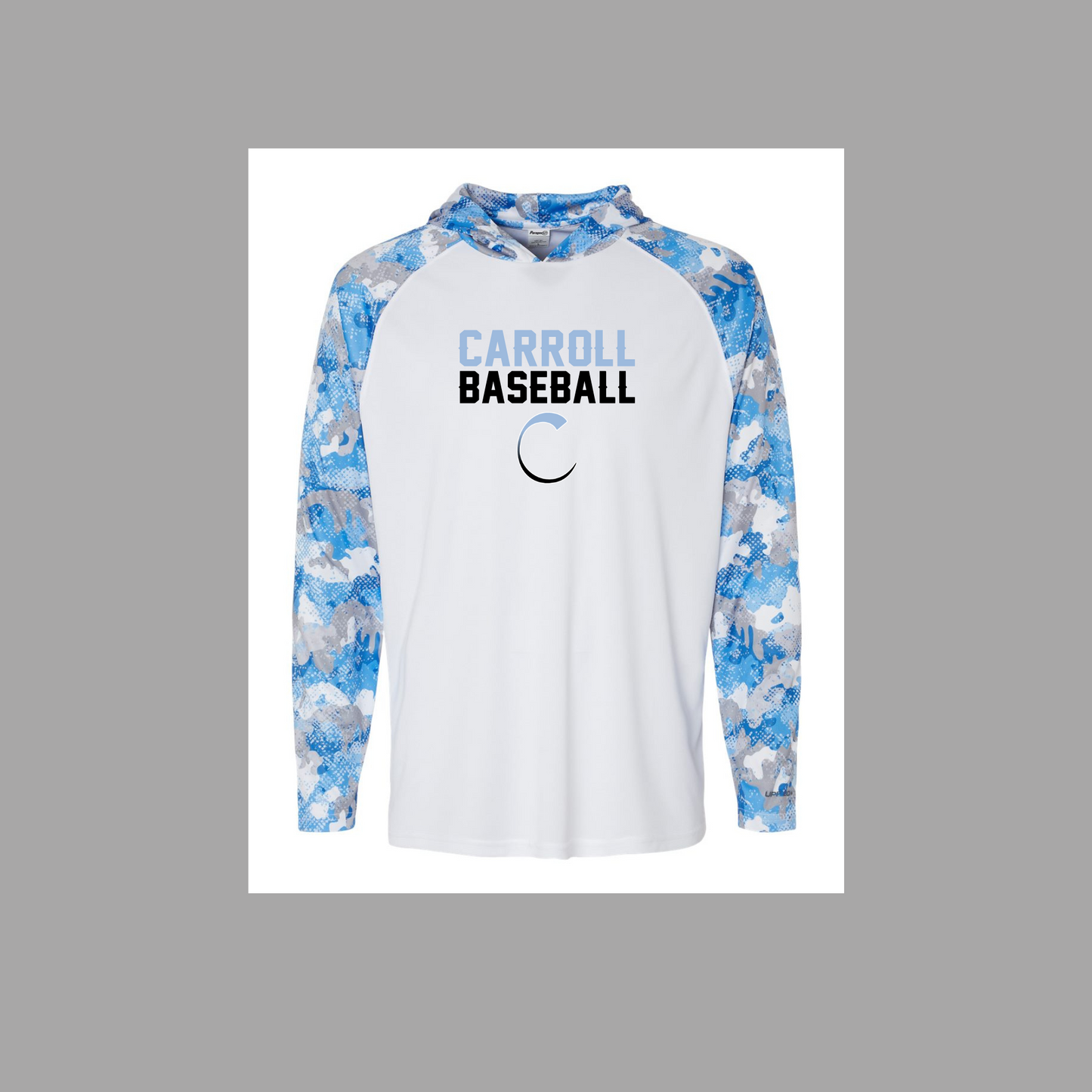 Long Sleeve Hooded Drifit Shirt - Carroll Baseball