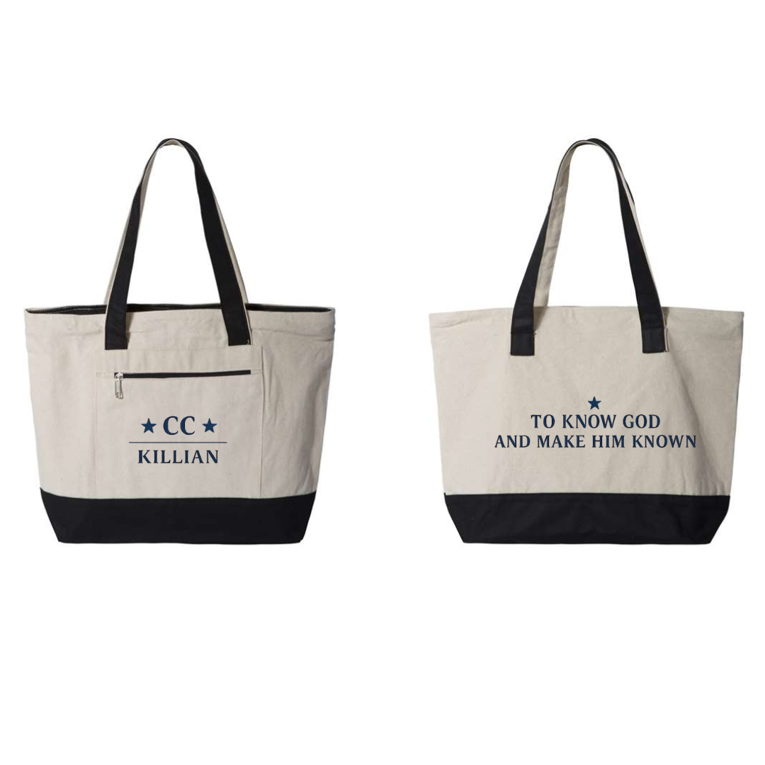 19 L Zipper Tote -  CC Killian