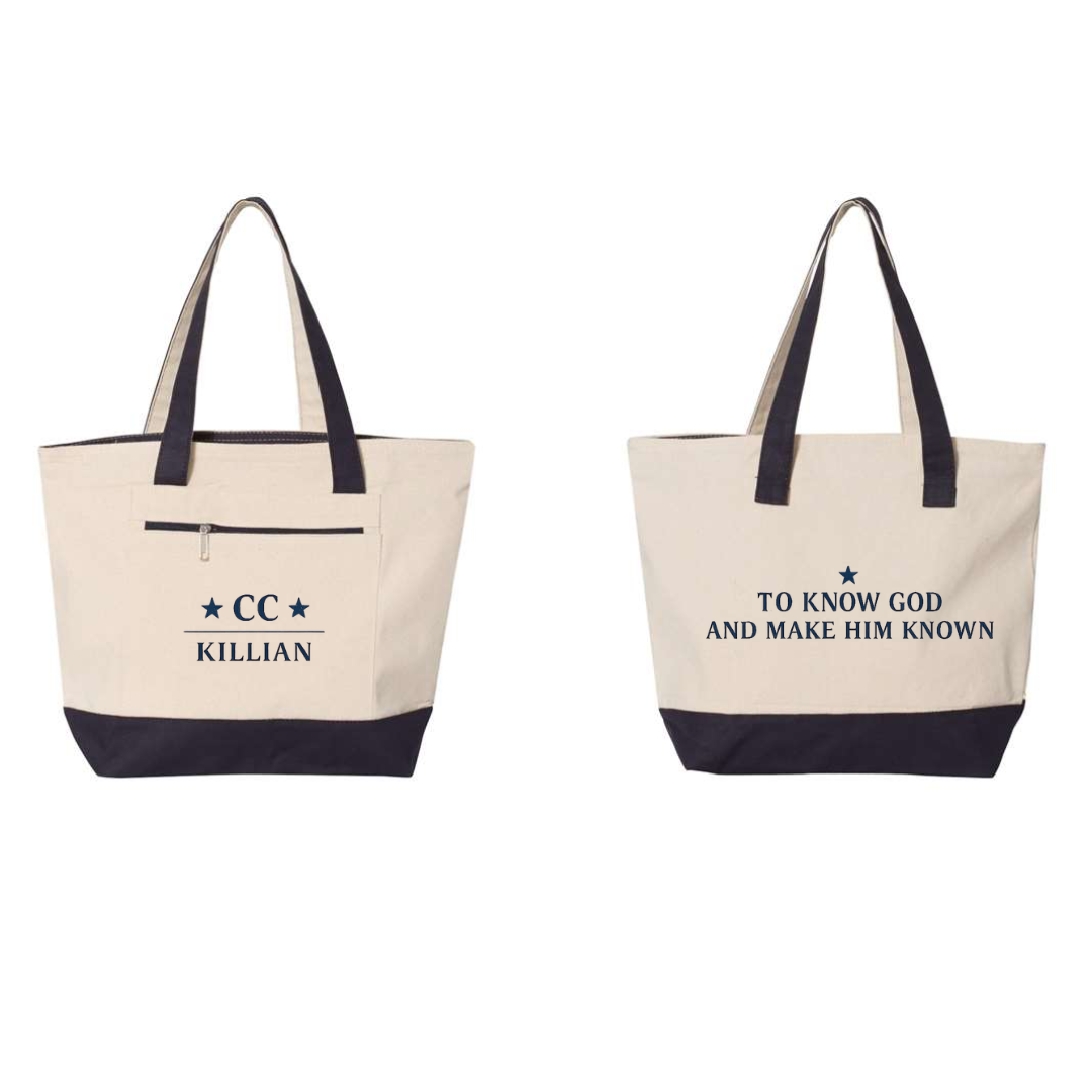 19 L Zipper Tote -  CC Killian