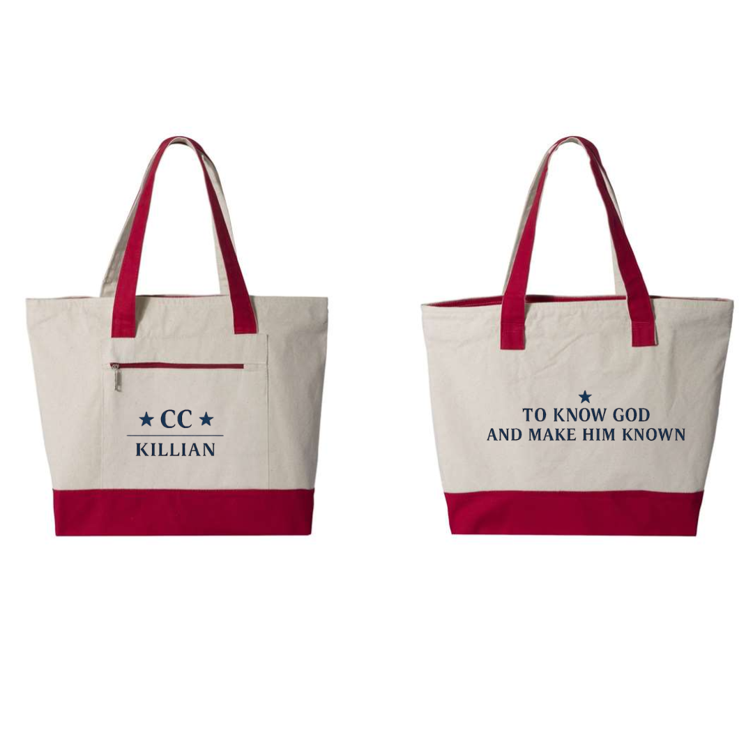 19 L Zipper Tote -  CC Killian