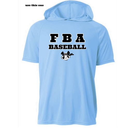 FBA Baseball Dri fit Short Sleeve Hoodie