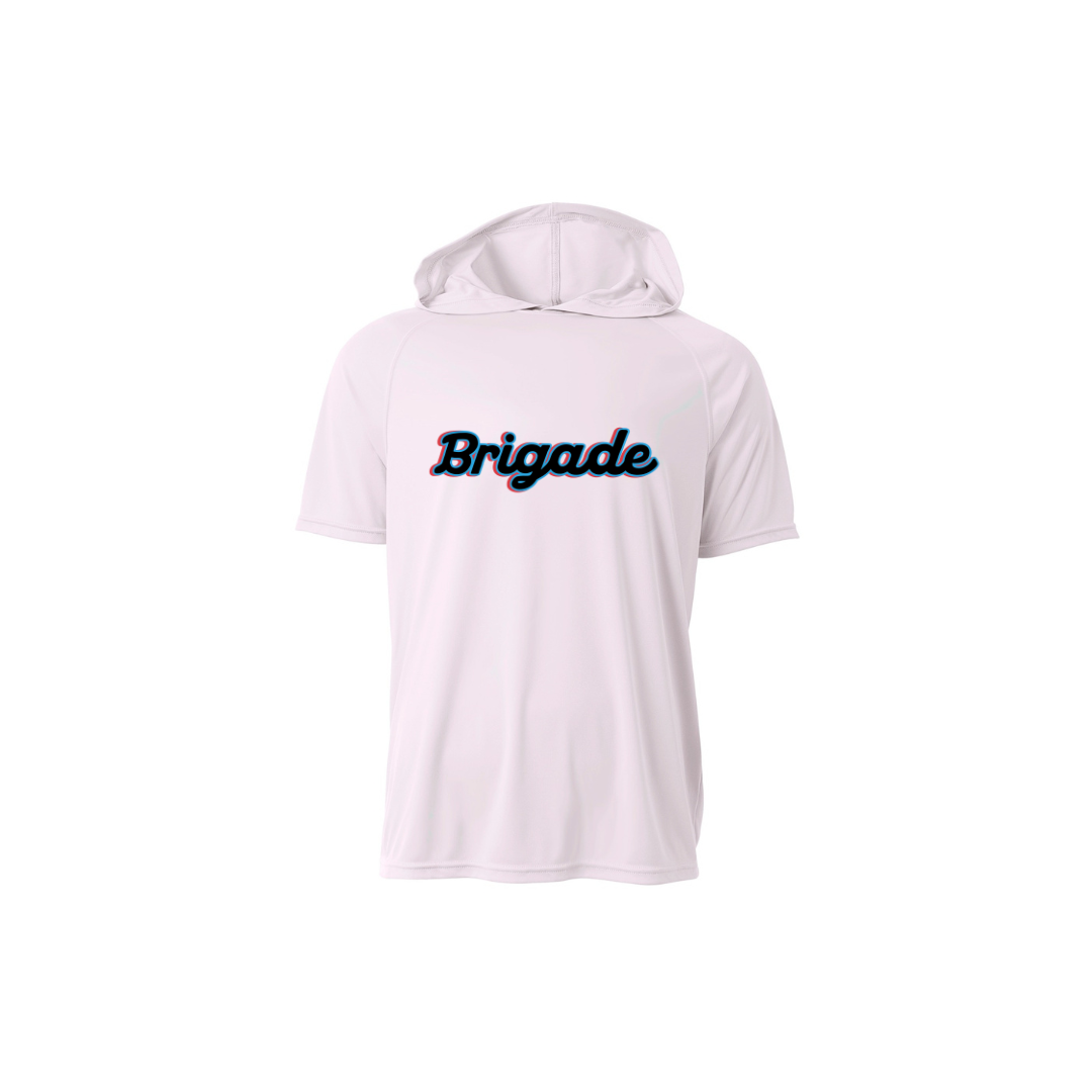 Adult Short Sleeve DriFit Hoodie T-Shirt - Bay Brigade