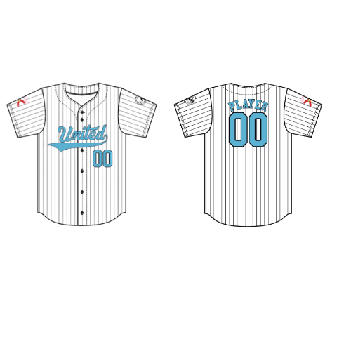 Pinstripe Button Down Jerseys - 850 United