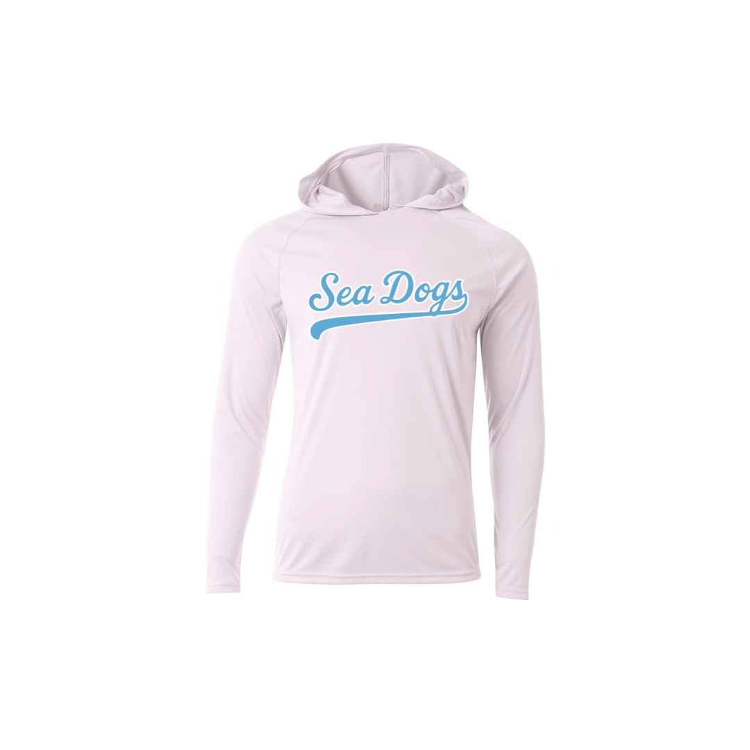 Long Sleeve Hooded Dri Fit Shirt - PV Sea Dogs