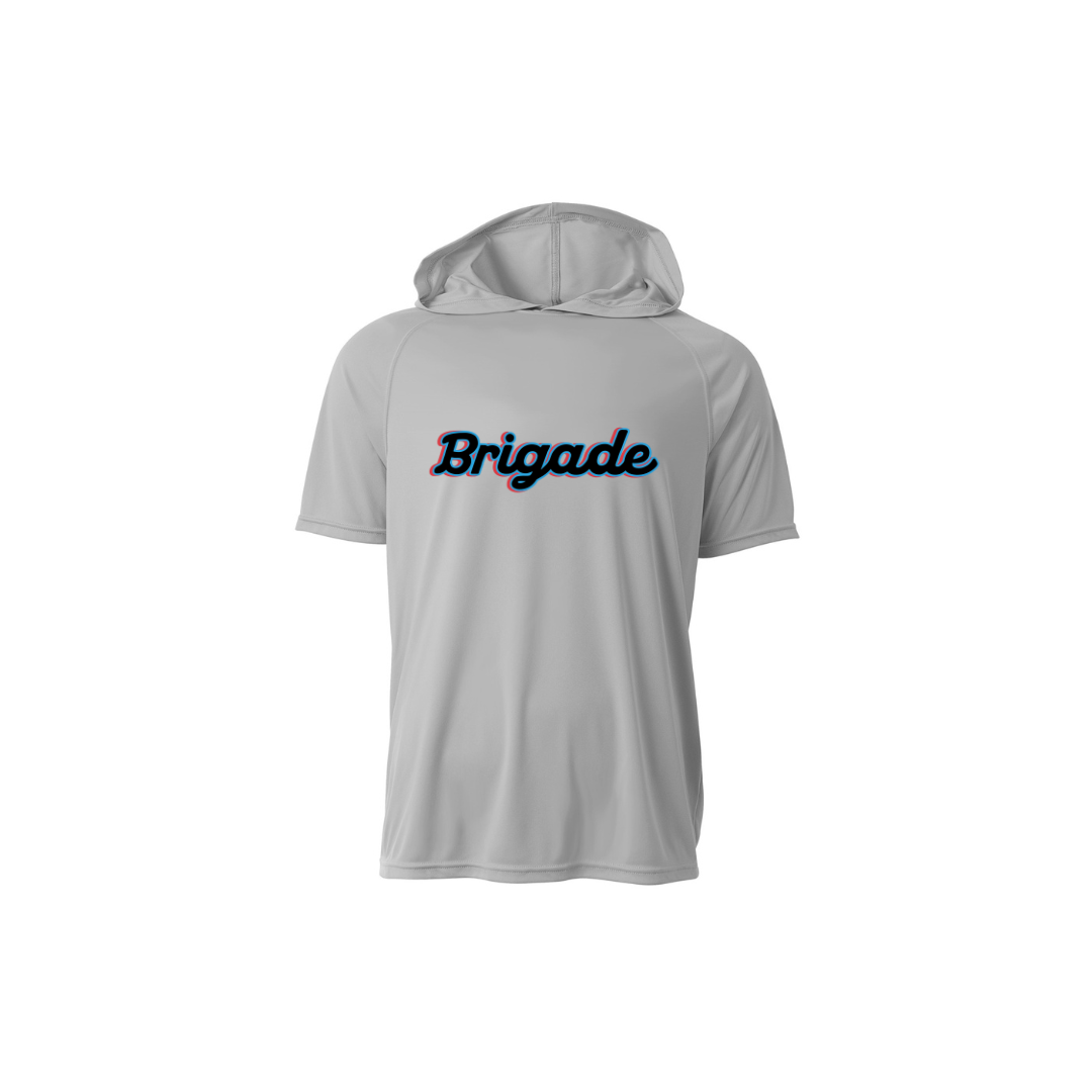 Adult Short Sleeve DriFit Hoodie T-Shirt - Bay Brigade