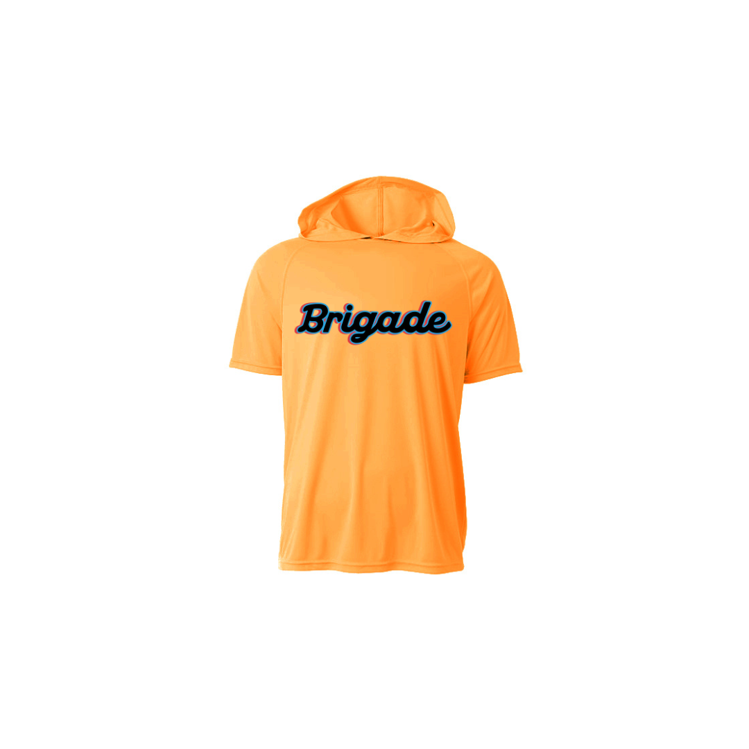 Adult Short Sleeve DriFit Hoodie T-Shirt - Bay Brigade