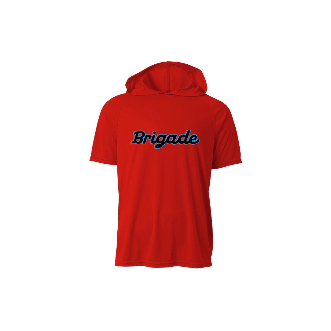 Adult Short Sleeve DriFit Hoodie T-Shirt - Bay Brigade
